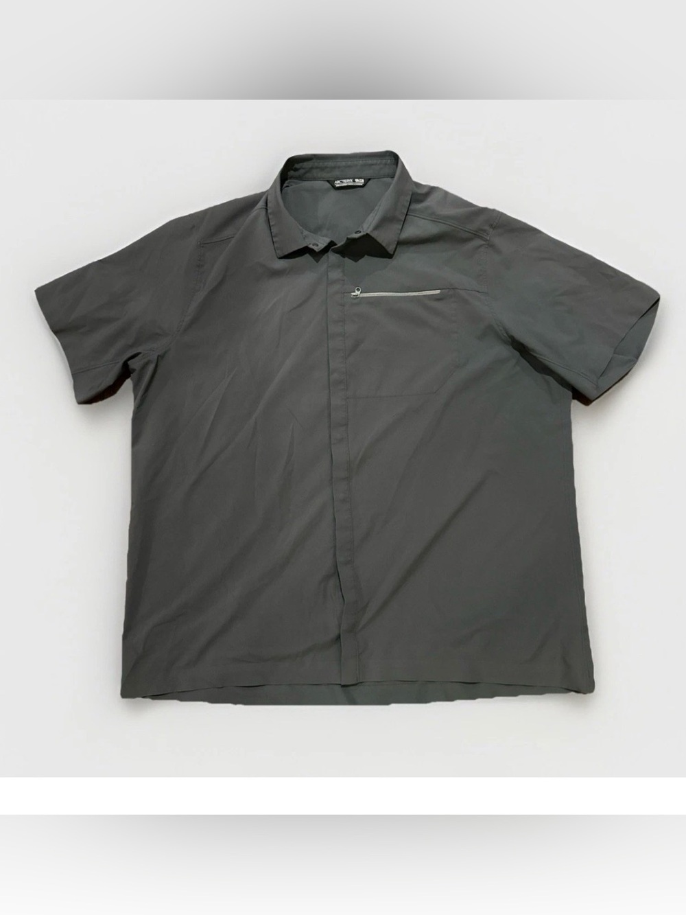 Arcteryx Skyline Performance Shirt Mens 2XL XXL Hiking Snap Front Gray